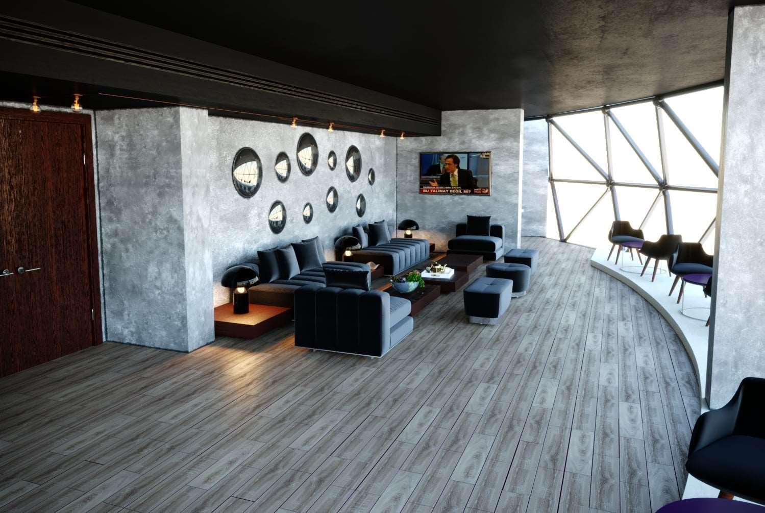 Wyndham Grand Tbilisi Hotel Екстериор снимка The lounge at the 57th floor